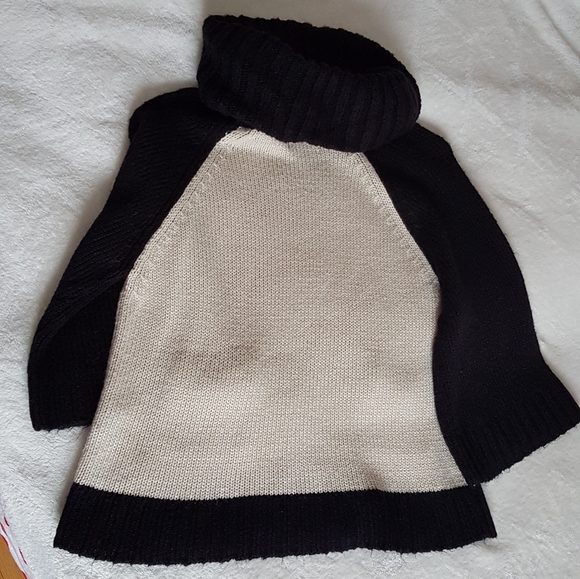 Dex Thick Knit Colour Blocked Cowl Sweater - Picture 5 of 8